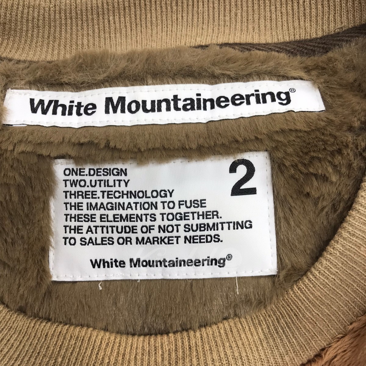 楽天市場】【中古】White Mountaineering 20AW フリースパッチワーク
