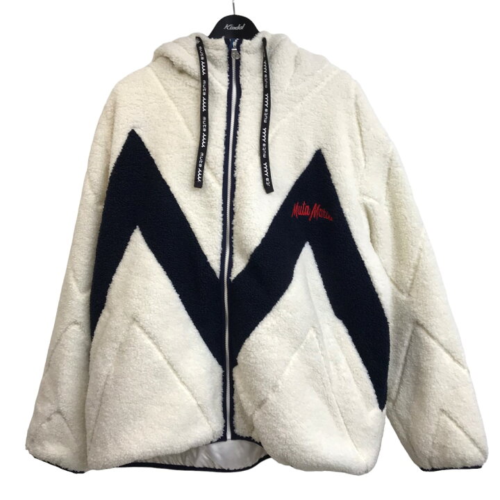 楽天市場】【中古】muta MARINE フーデットボアジャケット ホワイト 