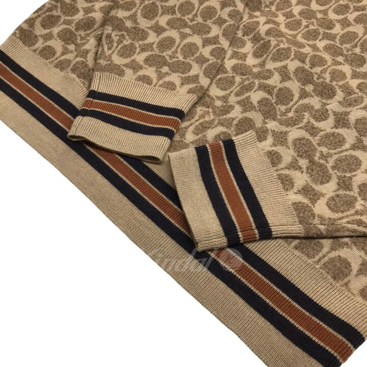 楽天市場】【中古】COACH シグネチャーニットセーター C7984 ブラウン 