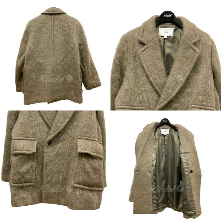 楽天市場】【中古】HYKE 22AW Edition別注モヘア混ウールコート 