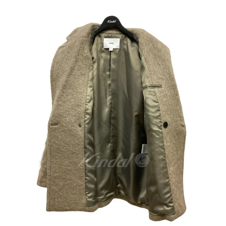 楽天市場】【中古】HYKE 22AW Edition別注モヘア混ウールコート 222  