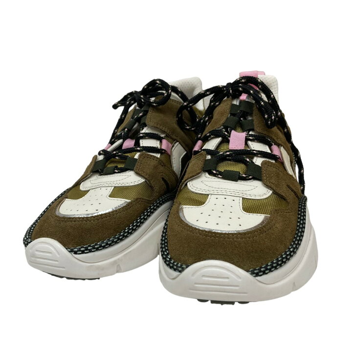 楽天市場】【中古】ISABEL MARANT スニーカー グリーン×ピンク サイズ 