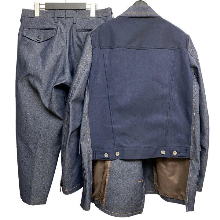 楽天市場】【中古】kolor 21SSドッキングデニムダブルブレスト 