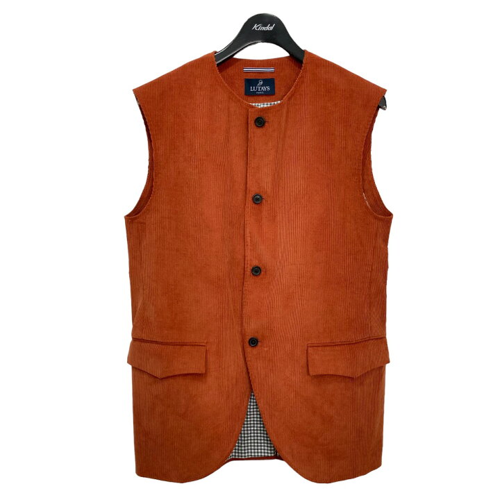 楽天市場】【中古】LUTAYSValmont Corduroy Vest コーデュロイベスト 