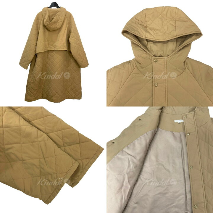 楽天市場】【中古】yori キルティングコート YR1925-100AT ベージュ 