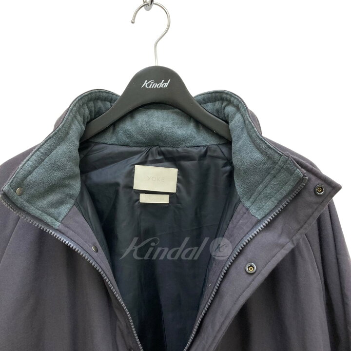 楽天市場】【中古】YOKE MILITARY PADDED JACKET DUSTY NAVY 