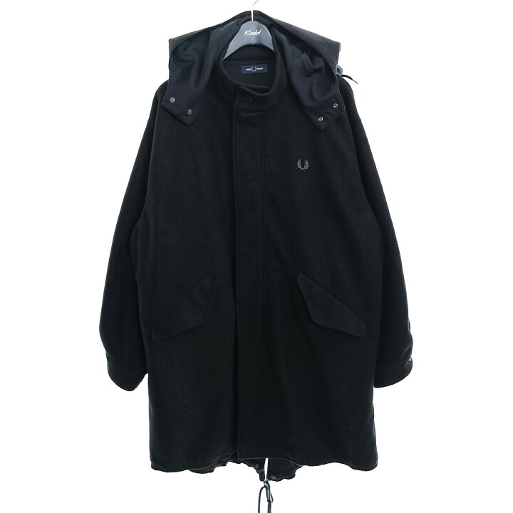 楽天市場】【中古】FRED PERRY 2WAYフーデッド ウール混モッズ  