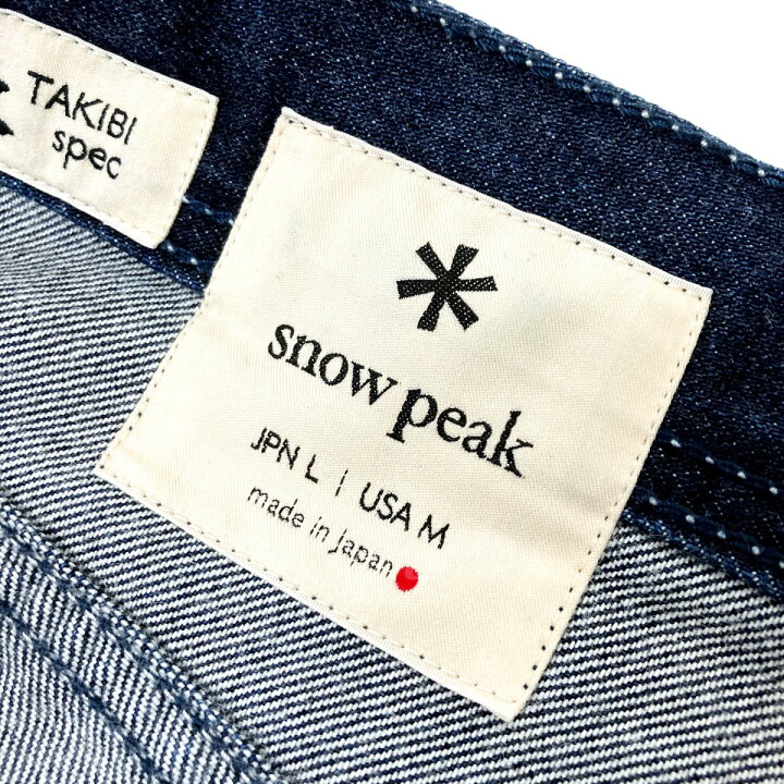楽天市場】【中古】snow peak Indigo TAKIBI Pants デニムパンツ PA 