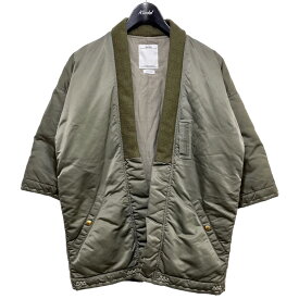 【中古】VISVIM　16AW SANJURO KIMONO DOWN JKT キモノダウンジャケット カーキ サイズ：2 【031123】（ビズビム）