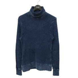 【中古】Porter Classic　FRENCH THERMAL TURTLENECK フレンチサーマルタートルネック インディゴ サイズ：S 【031123】（ポータークラシック）