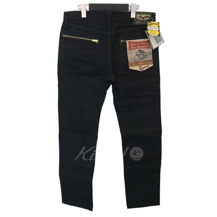 楽天市場】【中古】Lewis Leathersステッチデザインデニムパンツ 