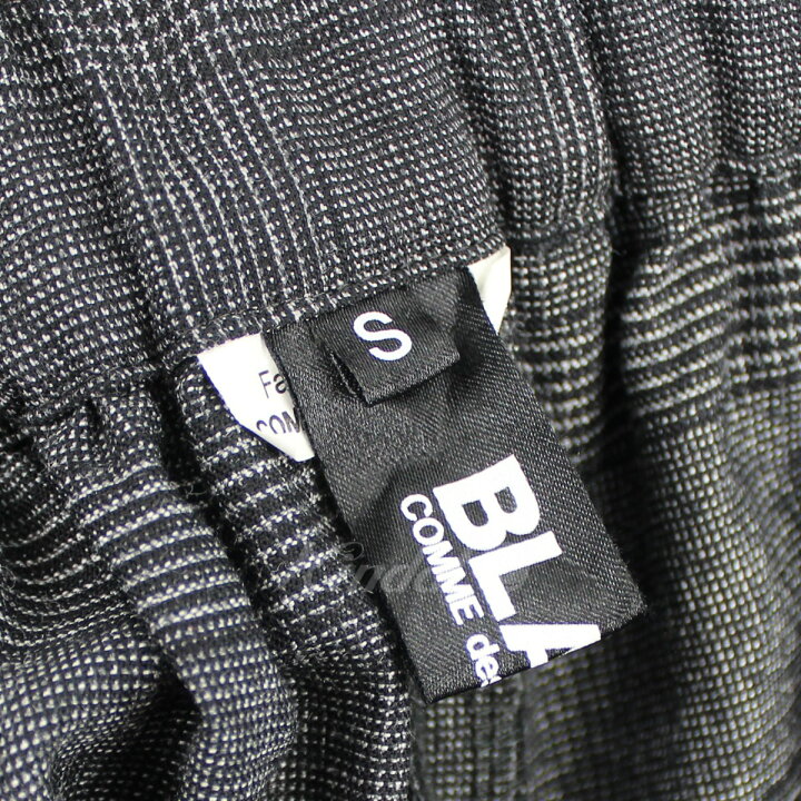 楽天市場】【中古】BLACK COMME des GARCONS チェック イージー ワイド 