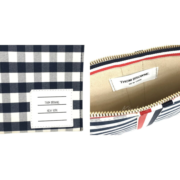 楽天市場】【中古】THOM BROWNE トリコロール テープ チェック ロゴ 