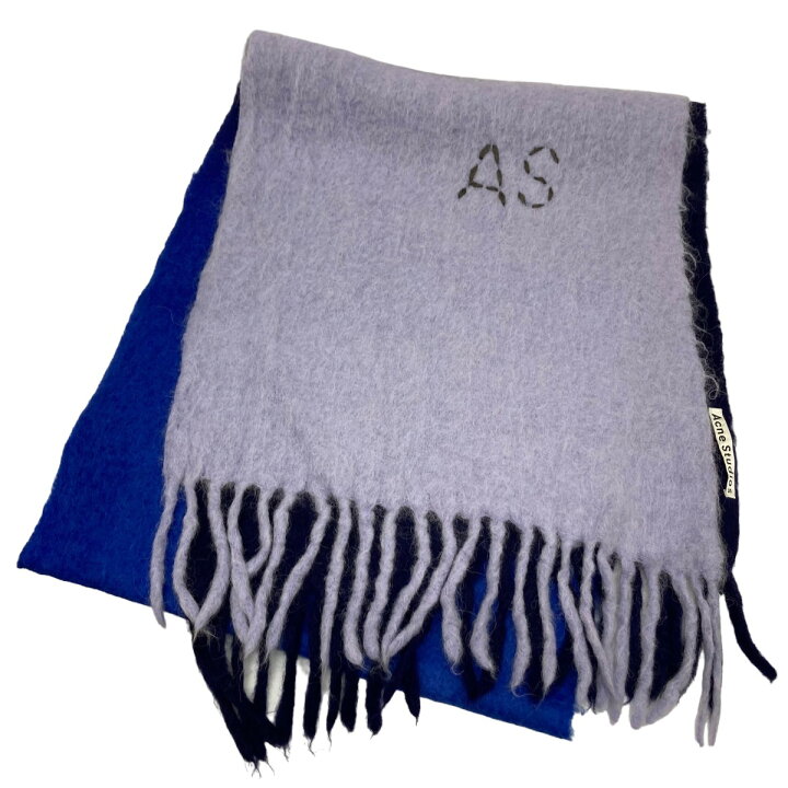 楽天市場】【中古】ACNE STUDIOS 大判マフラー ネイビーグラデーション  