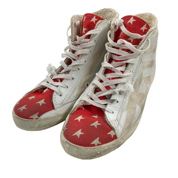 楽天市場】【中古】GOLDEN GOOSEFRANCY 星条旗 USED加工 ハイカット  