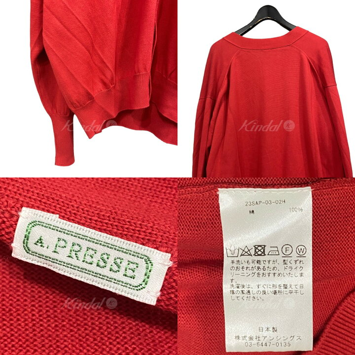 楽天市場】【中古】A．PRESSE「Cotton Knit Cardigan」コットンニット 
