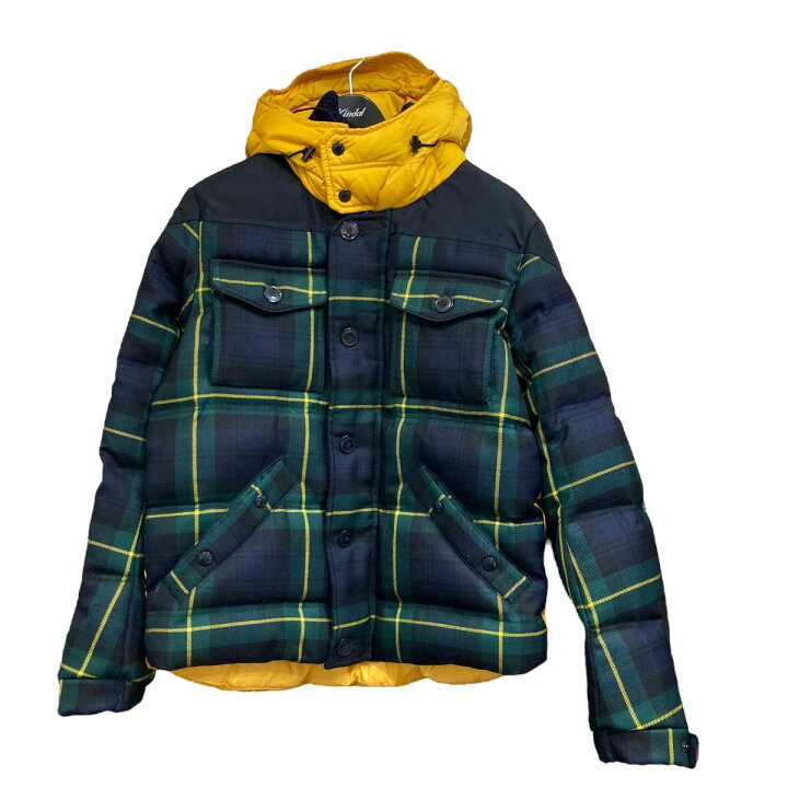 楽天市場】【中古】MONCLER 「DEFENSE」 チェックダウンジャケット  