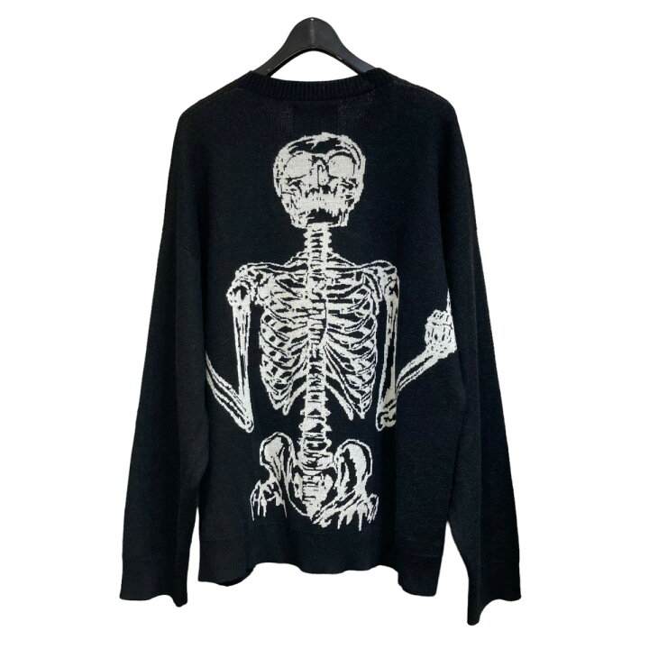楽天市場】【中古】Unknown London スカルニット ブラック サイズ：L 