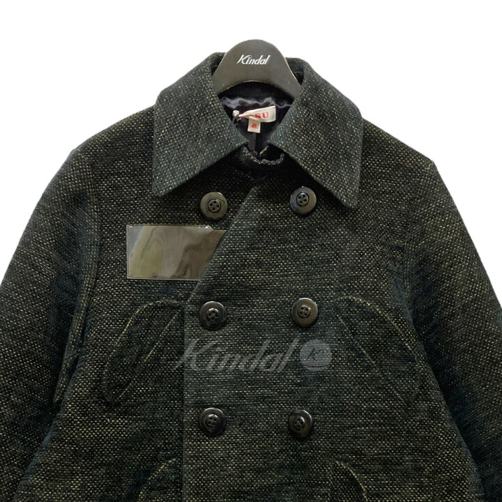 楽天市場】【中古】MASU 「V NECK PEA COAT」 VネックPコート MVFW 