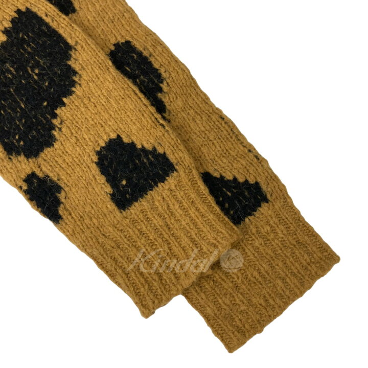 楽天市場】【中古】DRIES VAN NOTEN レオパードニット キャメル 