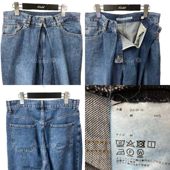 楽天市場】【中古】JOHN LAWRENCE SULLIVAN Washed denim wide pants 
