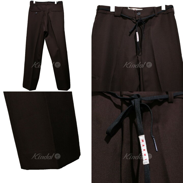 楽天市場】【中古】MARNI23AW トロピカルウール製 ストレート パンツ  