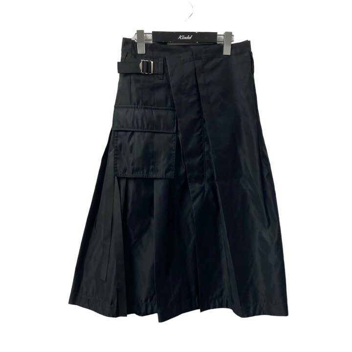 楽天市場】【中古】sacai Nylon Twill Skirt ブラック サイズ：1 