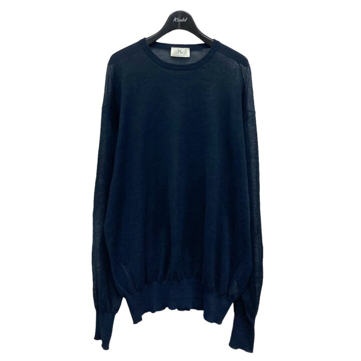 楽天市場】【中古】HERILL リネンニット ネイビー サイズ：3 【051123 