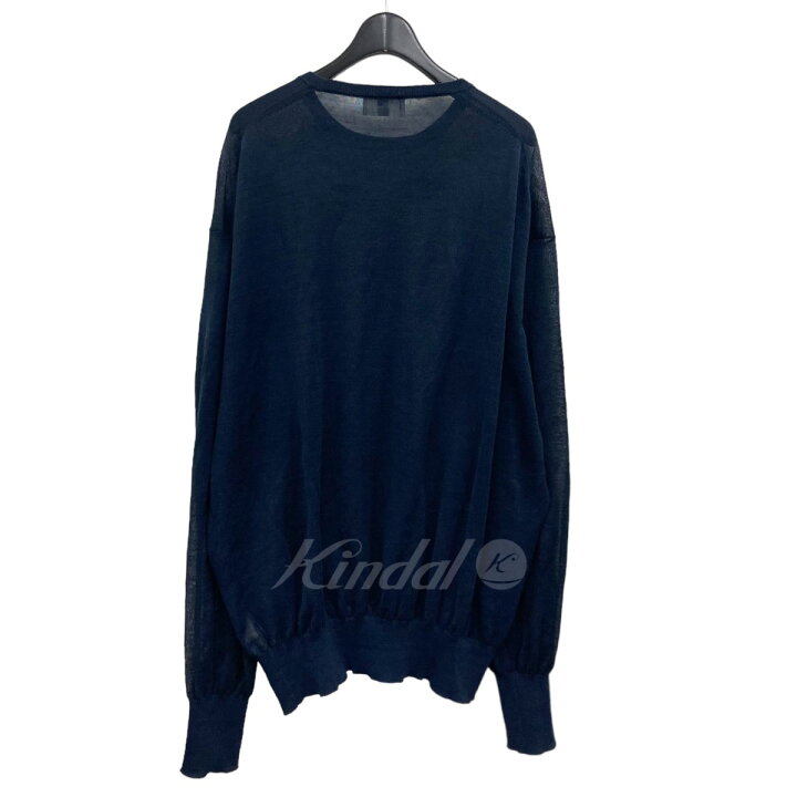 楽天市場】【中古】HERILL リネンニット ネイビー サイズ：3 【051123 