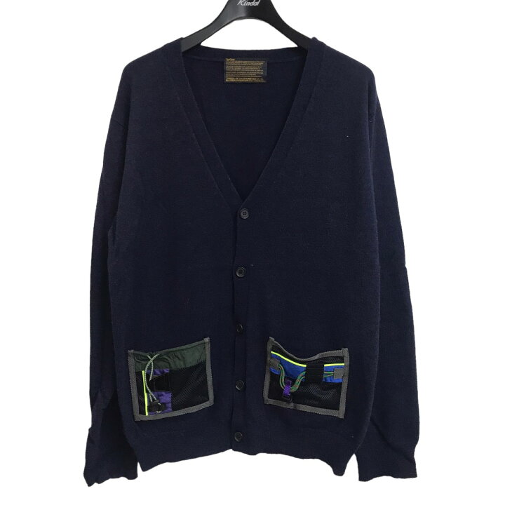 楽天市場】【中古】kolor ポケットデザインカーディガン ネイビー 