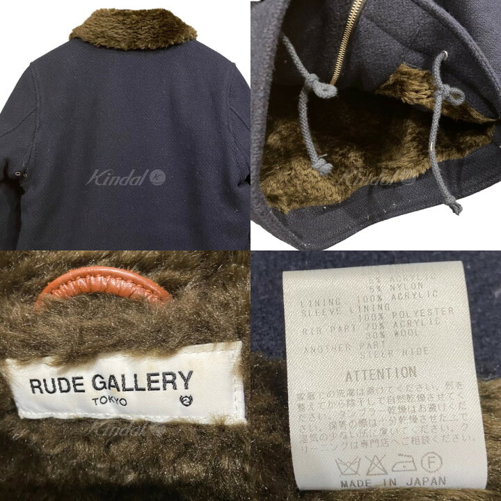 楽天市場】【中古】RUDE GALLERY 15AW デッキジャケット ネイビー  