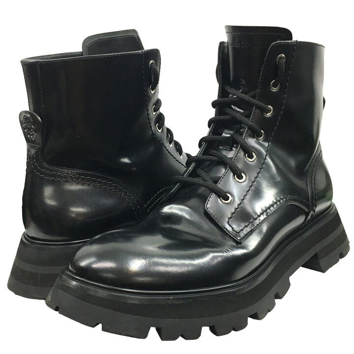 楽天市場】【中古】ALEXANDER McQUEENワンダーブーツ レースアップ 
