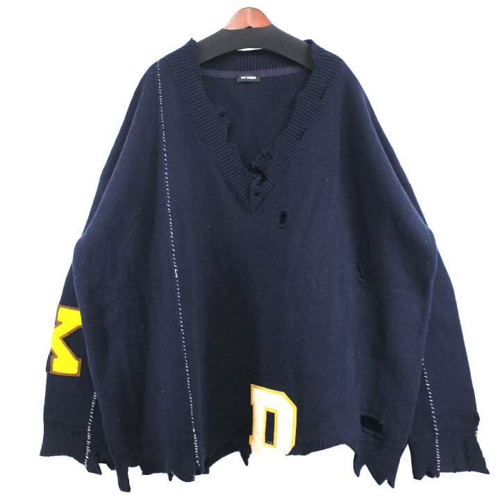 楽天市場】【中古】RAF SIMONS 16AW Oversized Distressed Sweater  