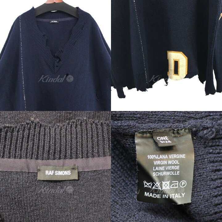 楽天市場】【中古】RAF SIMONS 16AW Oversized Distressed Sweater  