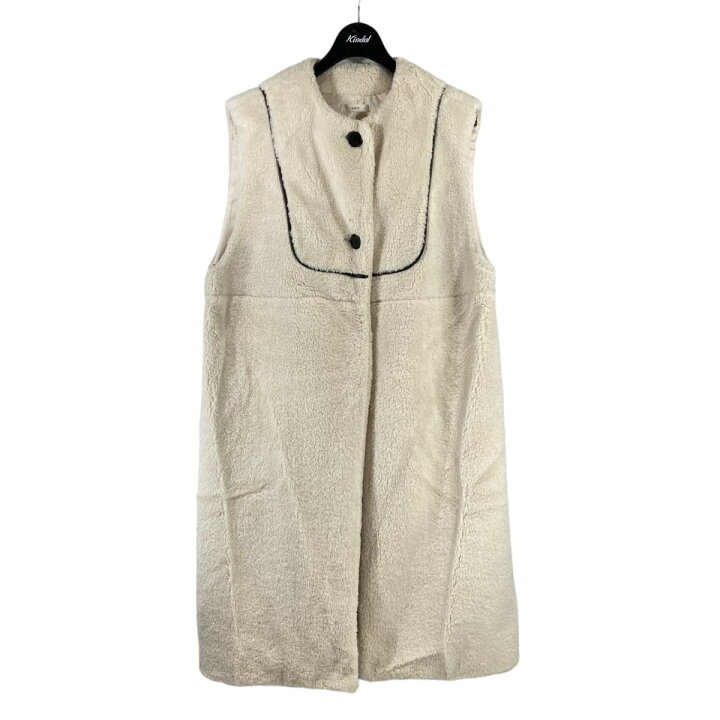 楽天市場】【中古】yoriもこもこロングジレ YR2225-135AW ホワイト 