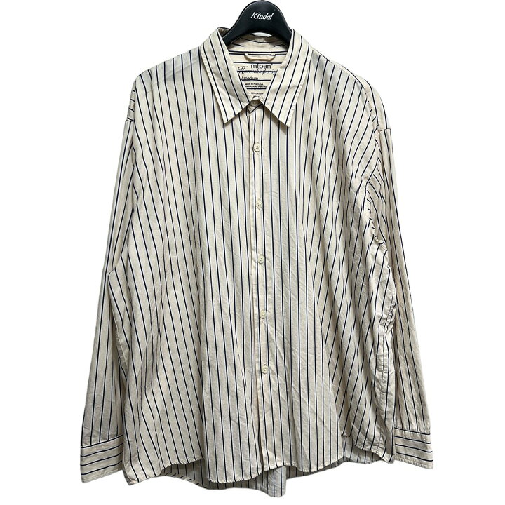 楽天市場】【中古】mfpen EXACT SHIRT VINTAGE STRIPE オーバーサイズ 