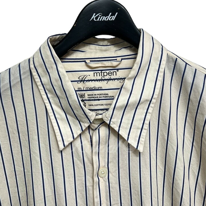 楽天市場】【中古】mfpen EXACT SHIRT VINTAGE STRIPE オーバーサイズ 