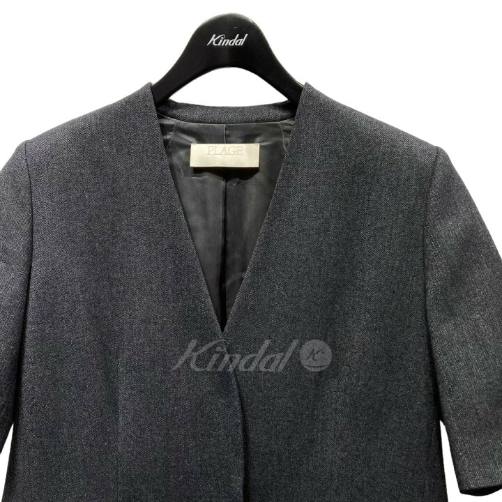 楽天市場】【中古】Plage 23AW／half sleeve ジャケット グレー サイズ 