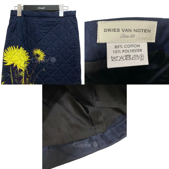 楽天市場】【中古】DRIES VAN NOTEN フラワープリント キルティング 