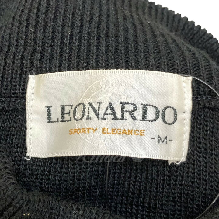 楽天市場】【中古】LEONARDO モックネックニット ブラック サイズ：M 