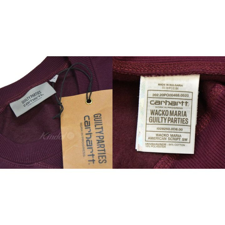 楽天市場】【中古】Carhartt WIP×WACKOMARIA AMERICAN SCRIPT SW ロゴ  