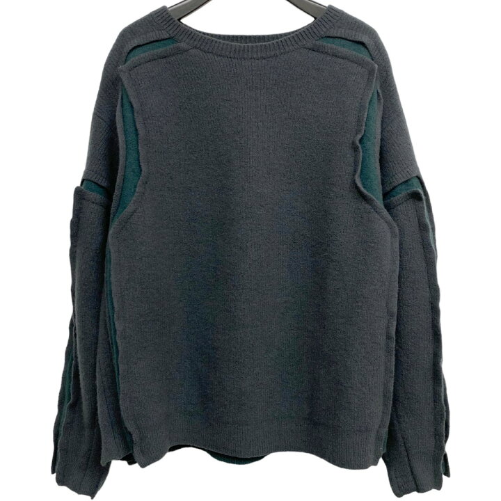 楽天市場】【中古】YOKE 22AW BROKEN CREWNECK SWEATERデストロイ加工 