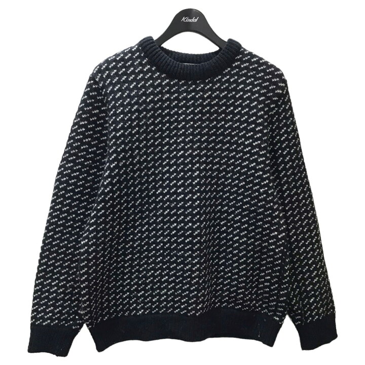 コモリ COMOLI Norwegian Knit ノルウェイジャンニット 苦手 ブラック 