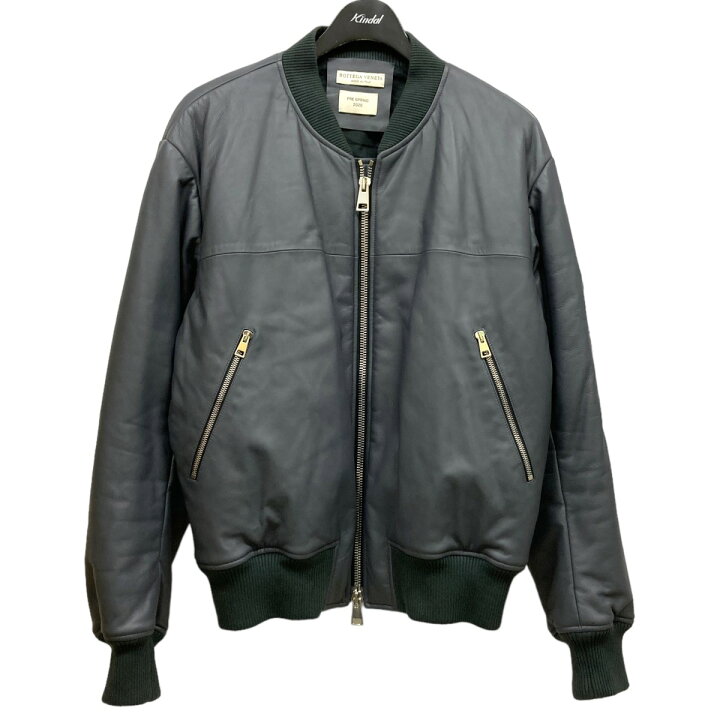 楽天市場】【中古】BOTTEGA VENETA レザーボンバージャケット 602175 