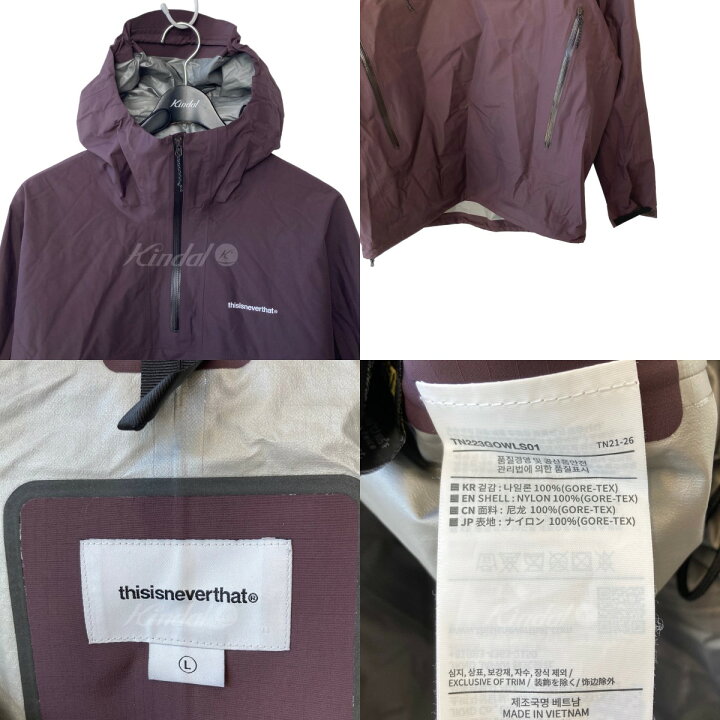 楽天市場】【中古】thisisneverthat GORE-TEX Paclite Pullover 