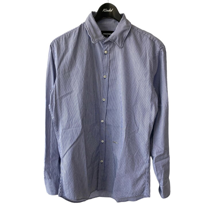 楽天市場】【中古】DSQUARED2 ギンガムチェックシャツ ブルー サイズ 