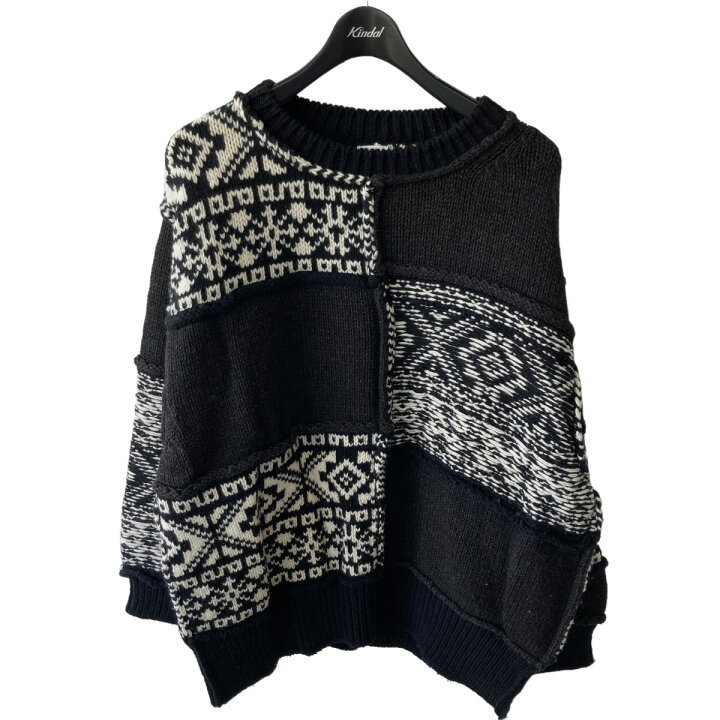 Name. 20AW NORDIC PATCHWORK KNIT SWEATER | ヤマダウェブコム
