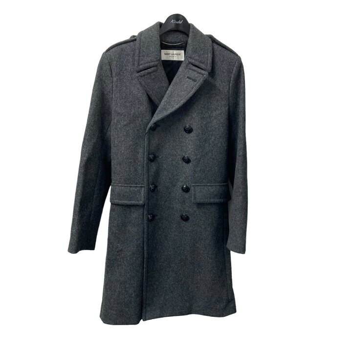 楽天市場】【中古】SAINT LAURENT PARIS Pコート グレー サイズ：44  