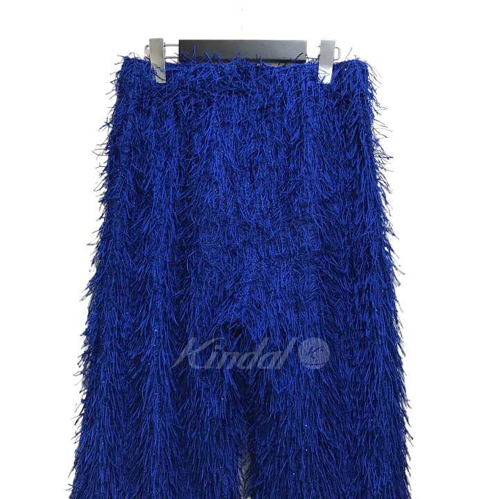 楽天市場】【中古】MAISON SPECIAL グラムフリンジパンツ ブルー 