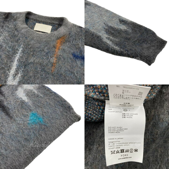 楽天市場】【中古】YOKE 2022AW 「STILL JACQUARD CREWNECK」 クルー 